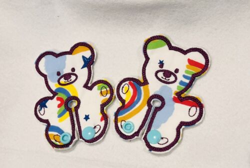G Tube, J Peg Feeding, Button Buddy Peg Pad, Special Needs Bear Style X2 Set - Picture 1 of 2