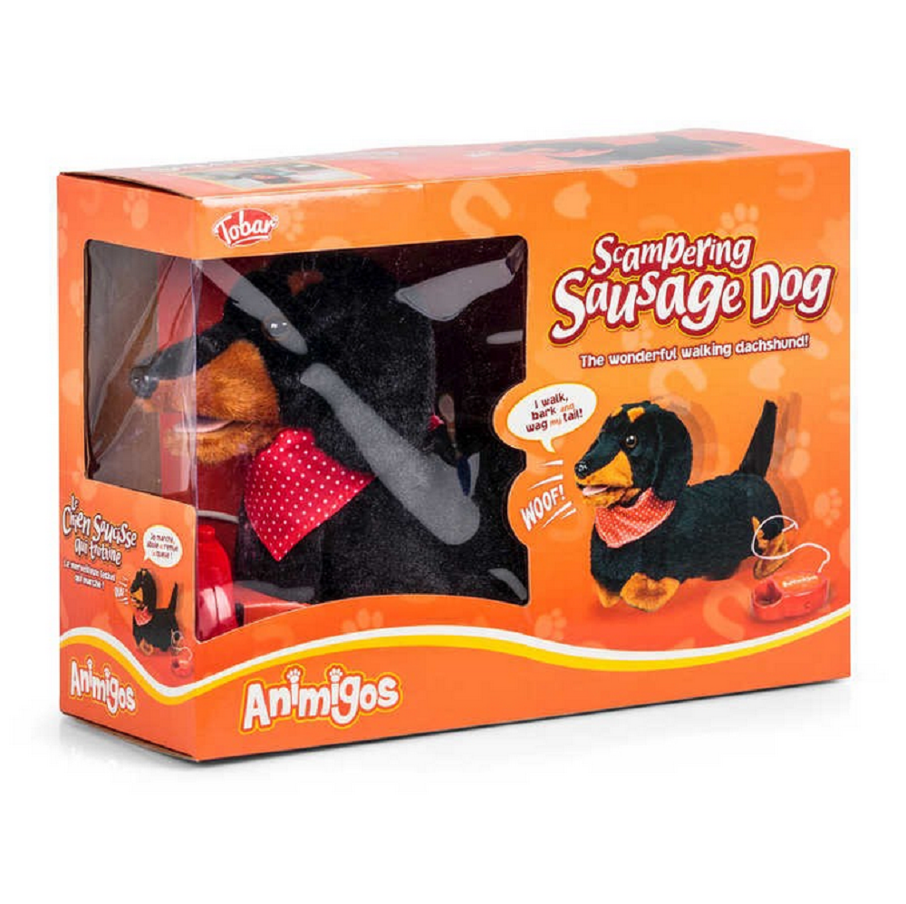 walking sausage dog toy