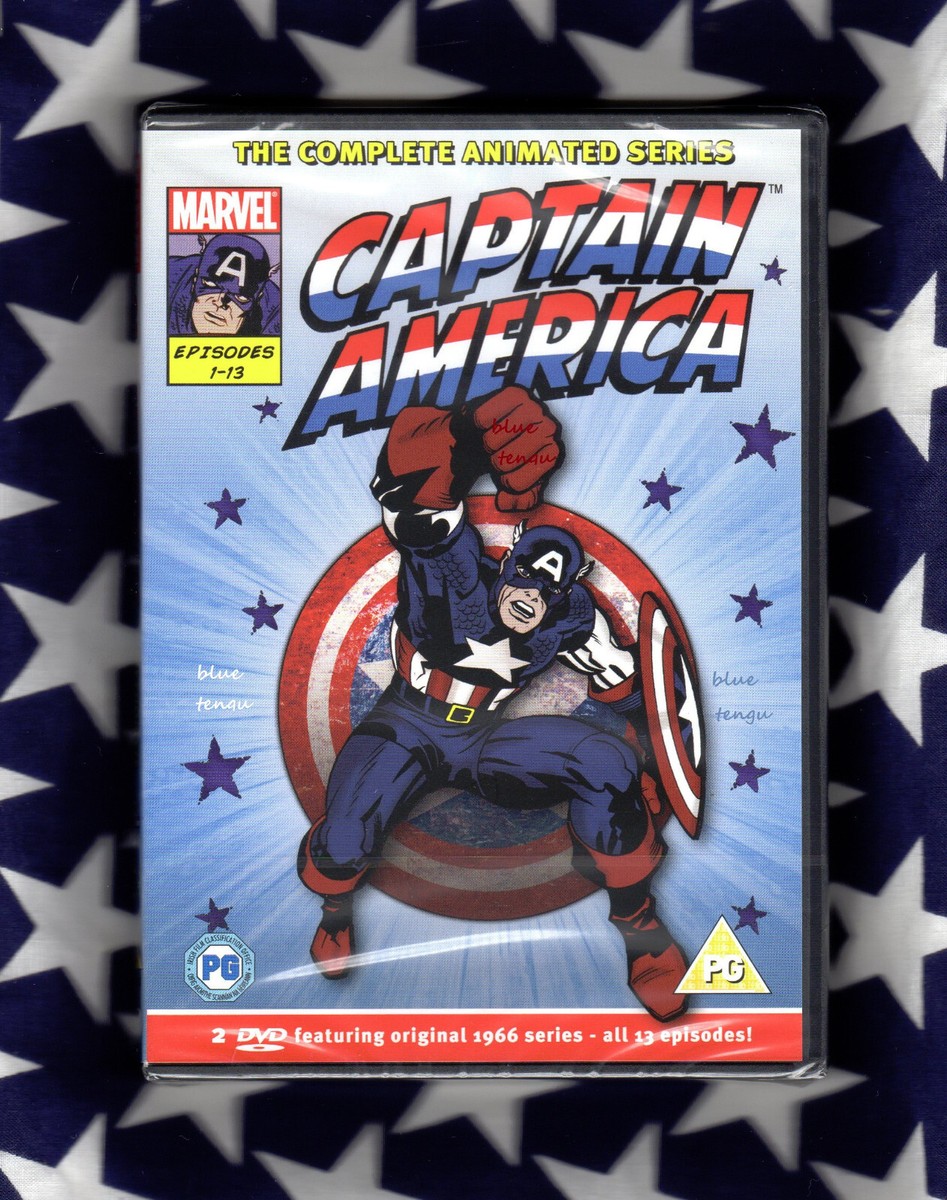 CAPTAIN AMERICA Complete 1966 Series MARVEL Animated Cartoon TV Show SEALED  DVD