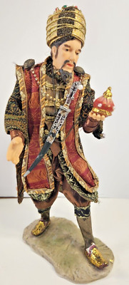 MEMBERS MARK NATIVITY LARGE MAGI KING 13'' RED  REPLACEMENT PC
