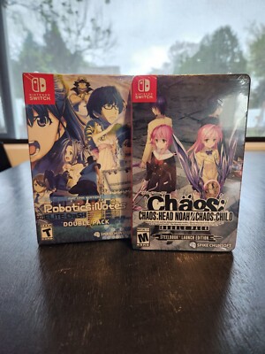 CHAOS;HEAD NOAH/CHAOS;CHILD & ROBOTICS;NOTES ELITE/DASH DOUBLE PACK SWITCH LOT