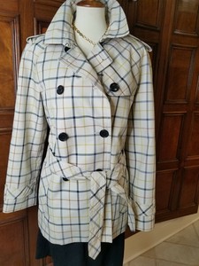 coach plaid coat