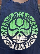 HAWAIIAN ISLAND CREATIONS HIC Men's Tank, Navy Large