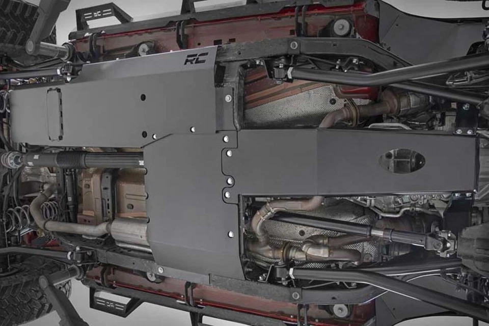 Rough Country for Jeep Engine Transfer Case Skid Plate System 18-19 JL Unlimited - Image 3 of 4