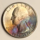 1976 S Silver Washington Bu Monster Toned #1732