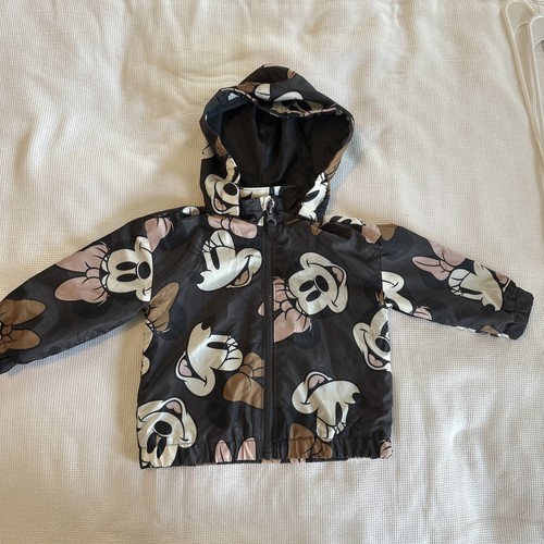 H&M Disney Mickey Mouse Detachable Hooded Jacket Size 12 Months - Picture 1 of 17