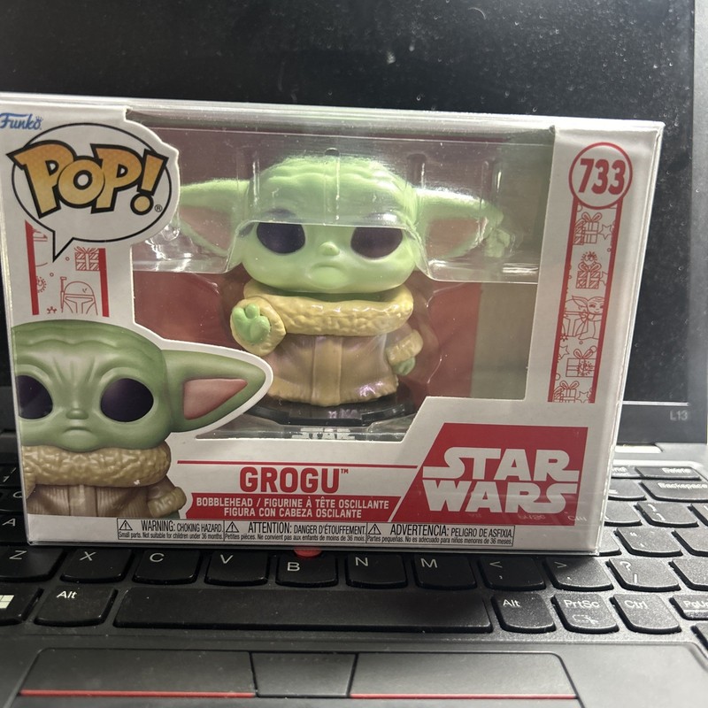 Funko Pop! Star Wars #733 Grogu Baby NEW Vinyl Figure w/Protector