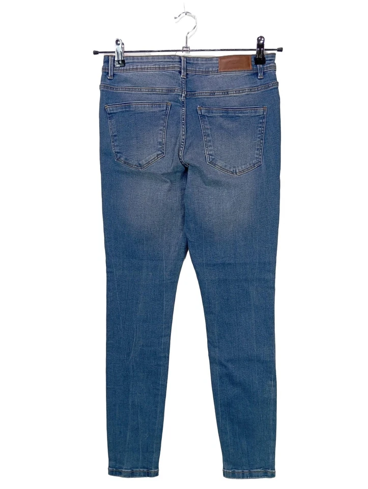 VERO MODA Vaquero de talle alto Mujeres Vaquero Talla EU 38 azul look casual - Imagen 2 de 4