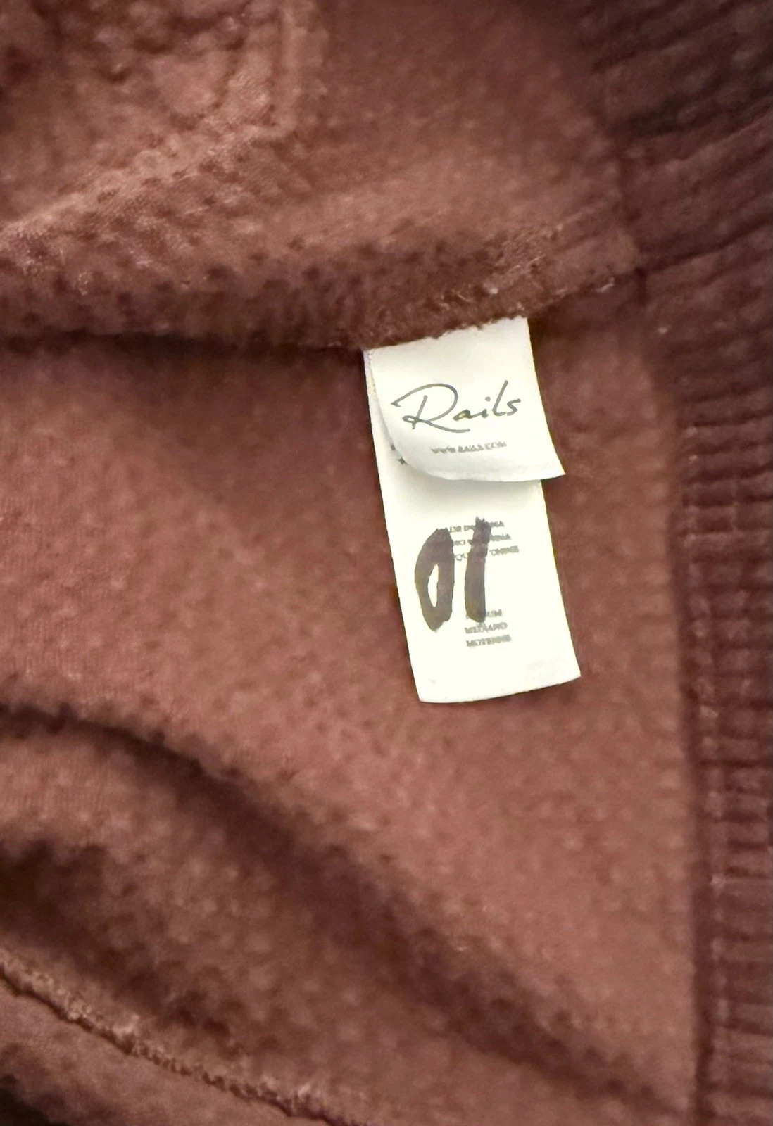 Rails Men’s Corduroy Shirt Jacket Chore Coat Burgundy Size M Overshirt image 7