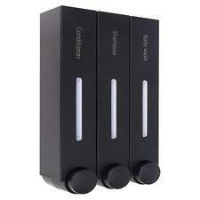 Shampoo Conditioner Dispenser, 3 Chamber 3x420ml Shower Soap Dispenser Shower...
