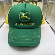 Yellow/Green Adjustable John Deere Baseball Cap Men Women Kids Farmers Outdoors