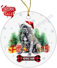 Cane Corso Dog First Christmas Ornament , Personalized Cane Corso Dog 1st Xma...