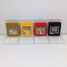 Pokemon Gold Yellow Red & Trading Card Game New Battery Tested Saves in Cases