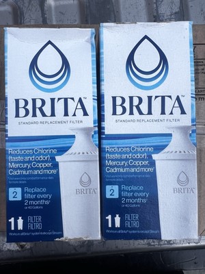 Brita Standard Replacement Filters for Pitchers Dispensers - 2 Count