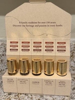 Nemat Perfume Oil Discovery Set 5 x2.5ml/0.85floz Rollerball Minis: Amber & More