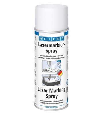 WEICON Lasermarkierspray zur Kontrastverstärkung bei Lasergravuren 400 ml