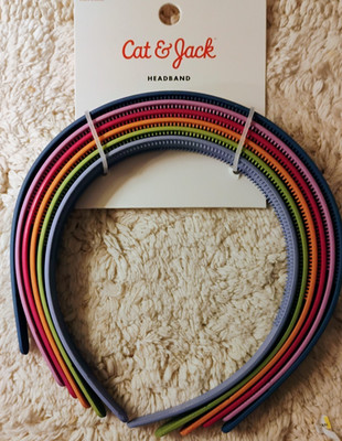 cat and jack headband 6 pieces multicolors