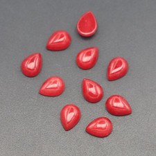 50pcs 6x8mm Natural Red Stone Teardrop CAB CABOCHON DIY Jewelry Making