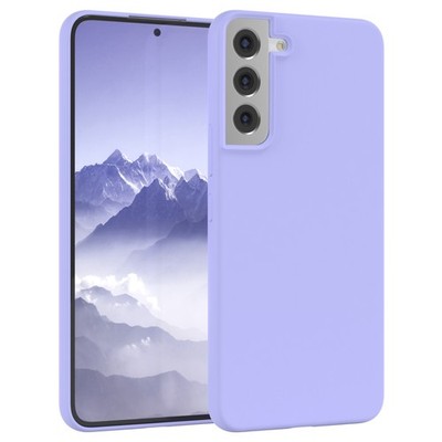 Für Samsung Galaxy S22 Plus 5G Handyhülle Silikon Schutz Hülle Cover Hell Lila