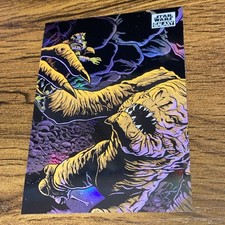 2021 Topps Chrome Star Wars Galaxy Rancor Ranks Best Beasts #75 Refractor Jabba