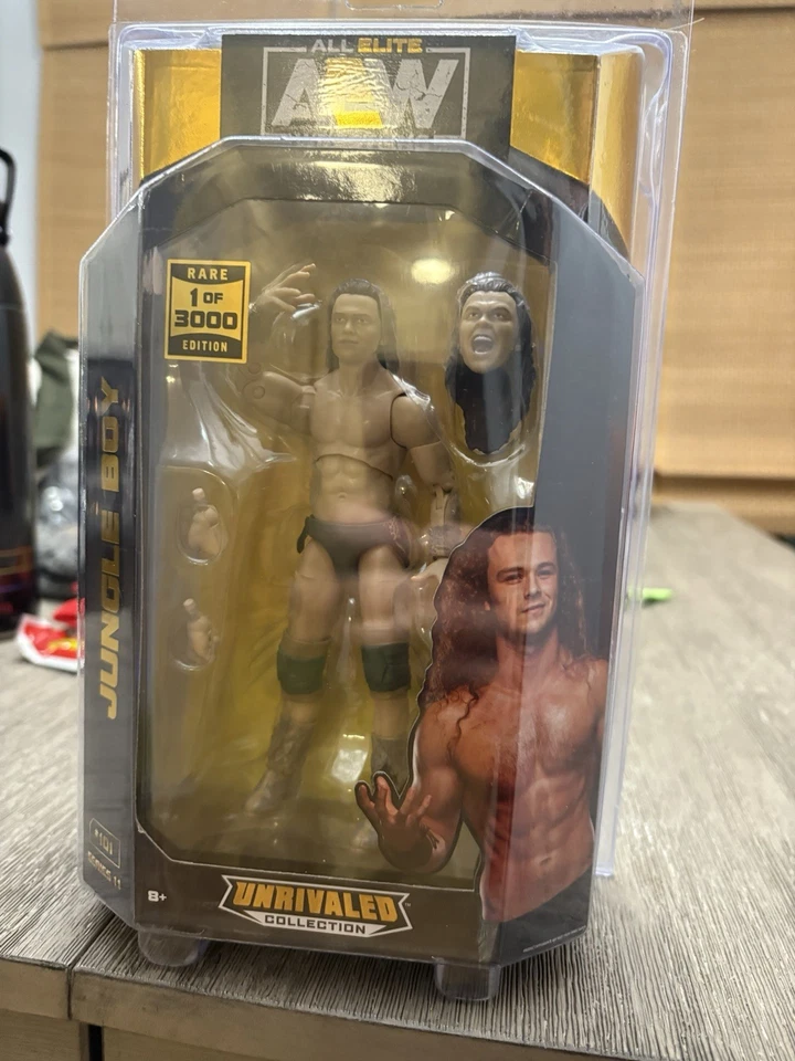 Jazware AEW Jungle Boy RARE Unrivaled 6 in Action Figure 1/3000 #101 Series 11 - Image 2 of 4