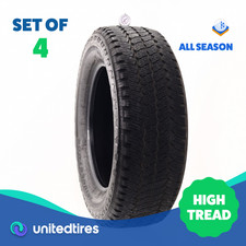 Set Of 4 Used Lt 27565r20 Bridgestone Dueler At Rh-s 126123r - 8.5-9.532