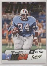 2022 Prestige Any Given Sunday Xtra Points Gold 57/99 Earl Campbell #13 HOF 9o3