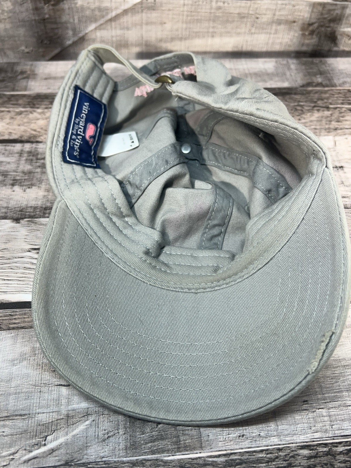 Vineyard Vines Adjustable Gray Hat - image 7