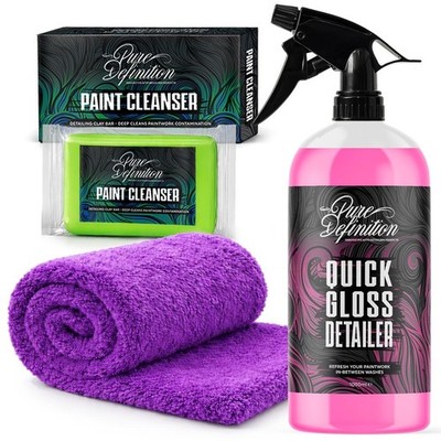 Clay Bar Kantenlos Mikrofaser Detailer Kit Auto Detailing Reinigung Pure Definition
