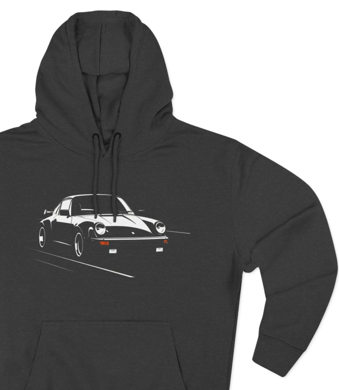 930 Turbo Porsche 911 Silhouette Hoodie - Classic Aircooled Widebody