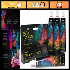 Warming Jelly Lubricant Gel - 4 Pack, Tingling Sensation for Couples Toys, 2 F