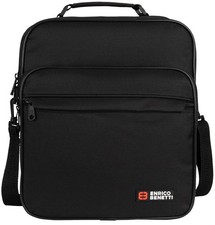 Enrico Benetti Arbeitstasche Umhängetasche Herrentasche XXL Hochformat Schwarz.