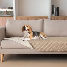 100 Double Sided Waterproof Dog Blanket Soft Pet Bed Cover Reversible Protec...