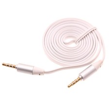 6ft Aux Cable 3.5mm Adapter Car Stereo Aux-in Audio Cord for Cell Phones
