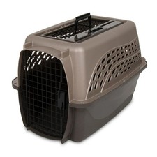 Petmate Dog  Cat Kennel - E-Z Load Two Door, Durable Plastic  Steel Pet Carrie