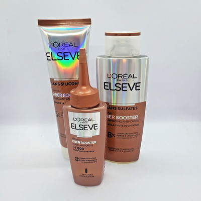 L'Oreal Elseve Fiber Booster Anti-Hair Loss Set - Shampoo Conditioner Serum