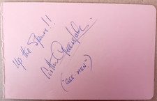 ORIGINAL AUTOGRAPH ARTHUR GREENSLADE The Gee-Men