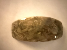French Vintage Style Curved Volume Square Barrette