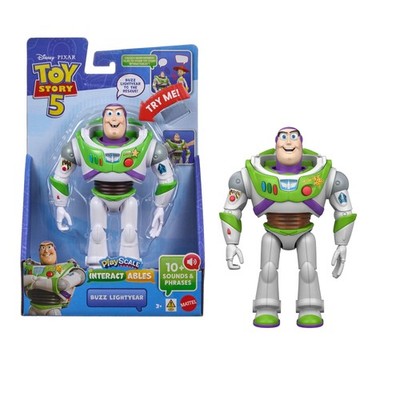 Mattel Disney Pixar Toy Story Buzz Lightyear Interactables Action Figure, 7