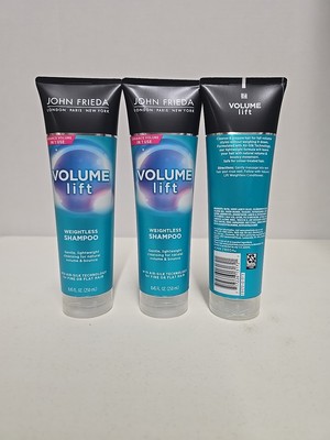 John Frieda Volume Lift Lightweight Shampoo for Natural Fullness, 8.45 oz(×3)