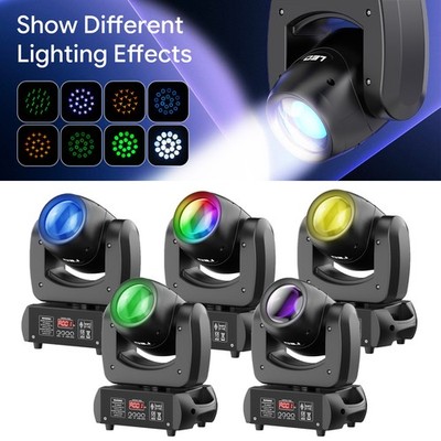 150W Moving Head Lights RGBW LED Stage Light with Beam Wash Effect Lighting