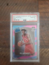 2017 Donruss Optic Og Anunoby rookie pink /25 psa 10