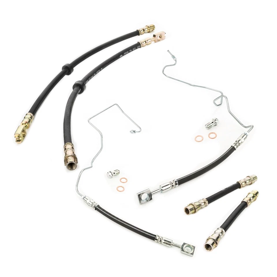 6x Bremsschlauch Bremsleitung Set vorne hinten links rechts für AUDI A3 8L1 - Bild 2 von 4