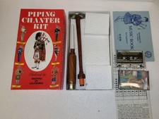 Bagpipes Beginner Piping Chanter Kit with Cassette and Practice Chanter Reeds