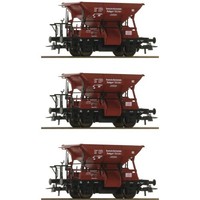 Roco 6600265 H0 3Er Set Talbot Schotterwagen, Drg, Ep. II H0 + Neu