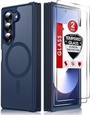 for Galaxy Z Fold 6 Case 2Pcs Screen Protector, Magnetic Integrated Structure