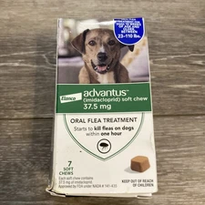Advantus Soft Chews for Dogs 23-110 lb (7 Count) 37.5mg - BRAND NEW Exp 06/27