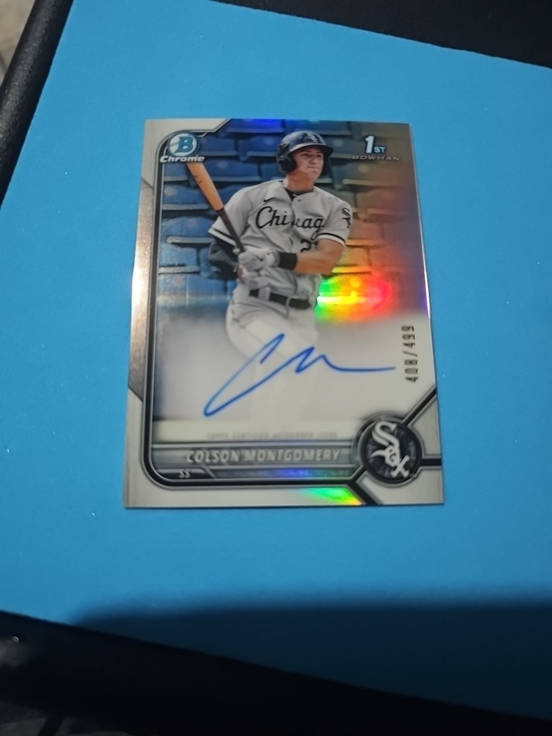 2022 Bowman - Chrome Prospect Auto Colson Montgomery #CPA-CMY Refractor /499