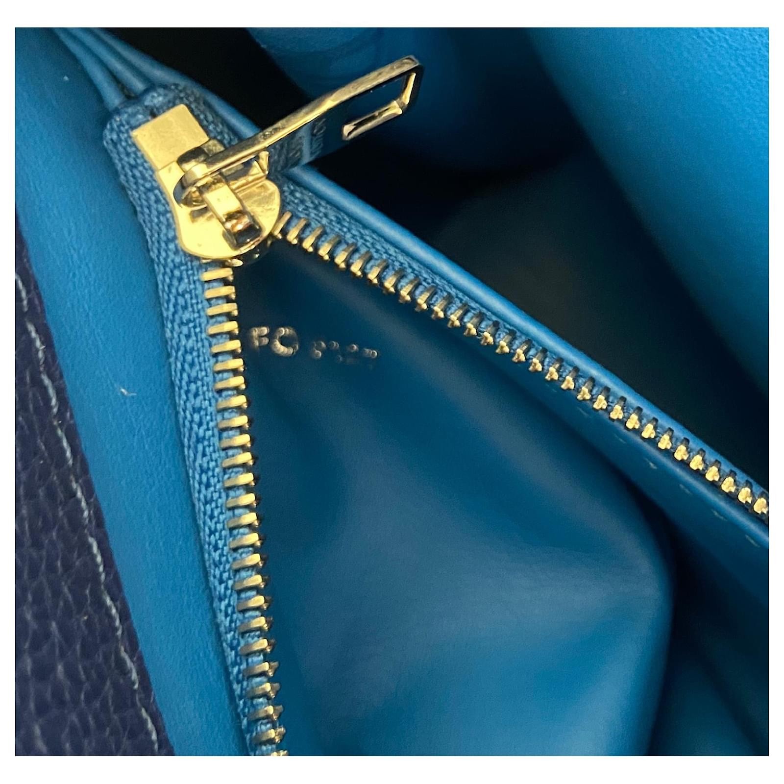 Louis Vuitton Astrid Bag Tw Tone Blue New w/Dustbag/Sticker Tag image 8