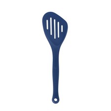 Image of Colourworks Blue Silicone Spatula Turner 28 cm with Heat & Stain-resistant